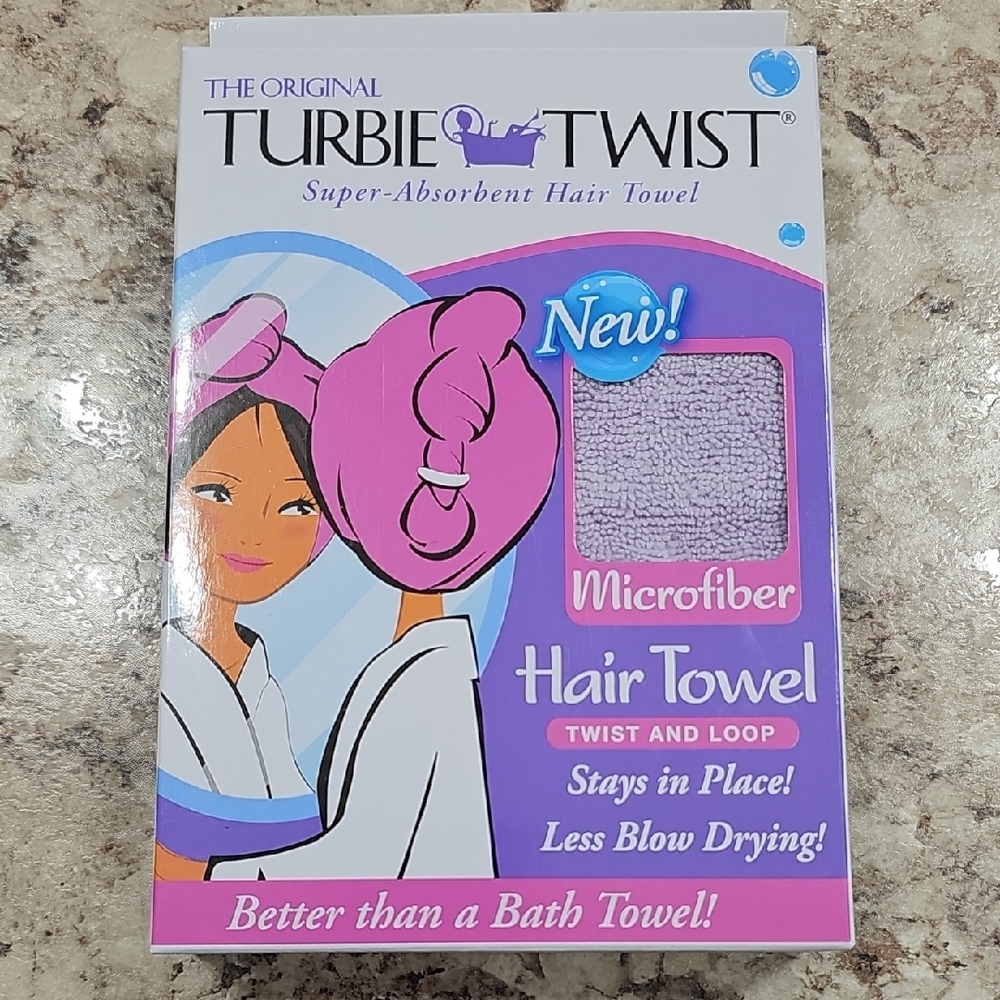 Turbie Twist Microfiber Hair Towel in Pink